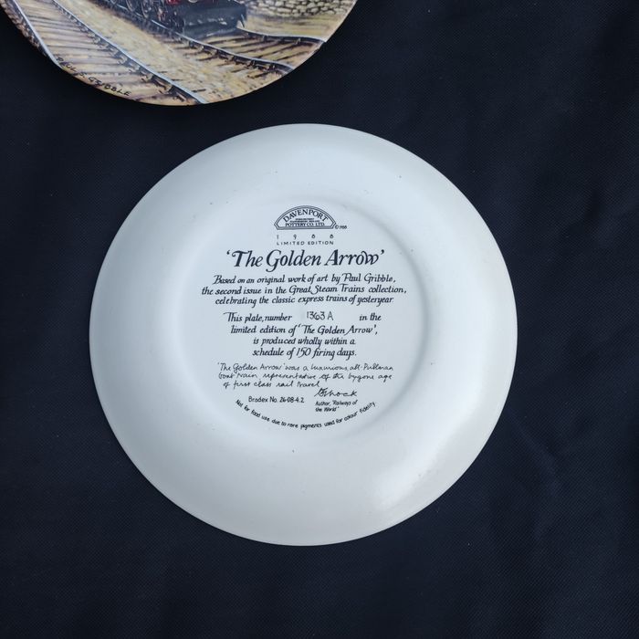 Lokomotywa talerze kolekcjonerskie porcelana