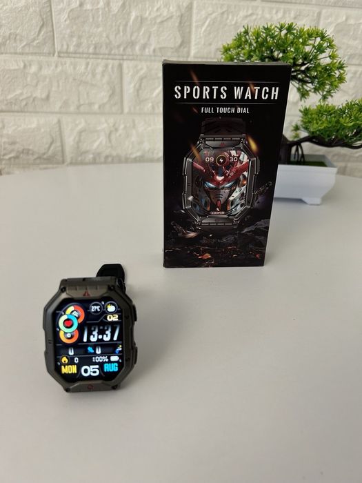 Тактичний годинник | Смарт часы | Smart Watch KR82