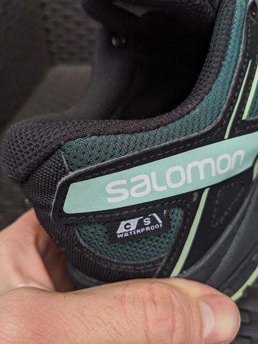 Salomon gore-tex 37.5 / 23.5см Женские трекинговые кроссовки