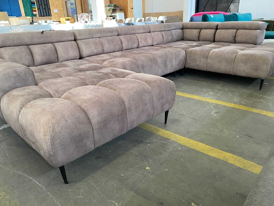 Narożnik Plaza XL brązowy Salvador