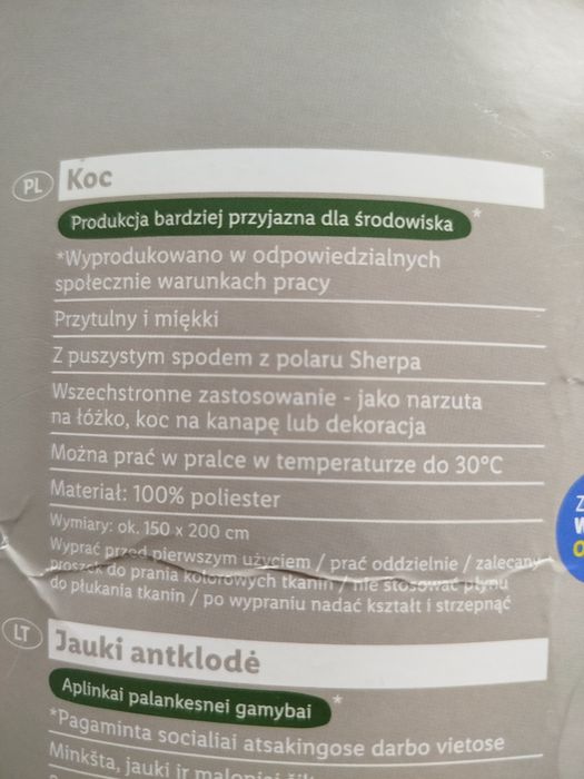 Koc , pled, narzuta 2 sztuki