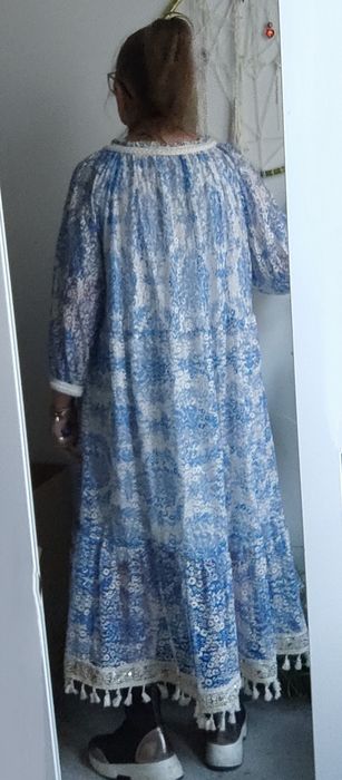 Sukienka ażurowa boho