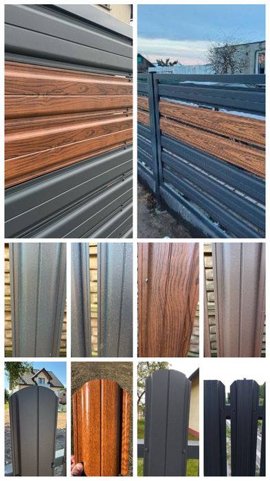 Sztacheta metalowa  ogrodzenie panelowe Lamele Panel