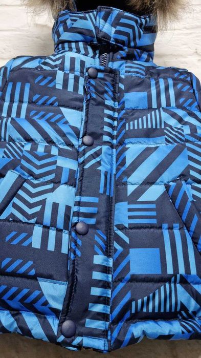 Дитячий зимовий комбінезон для хлопчика Зигзаг