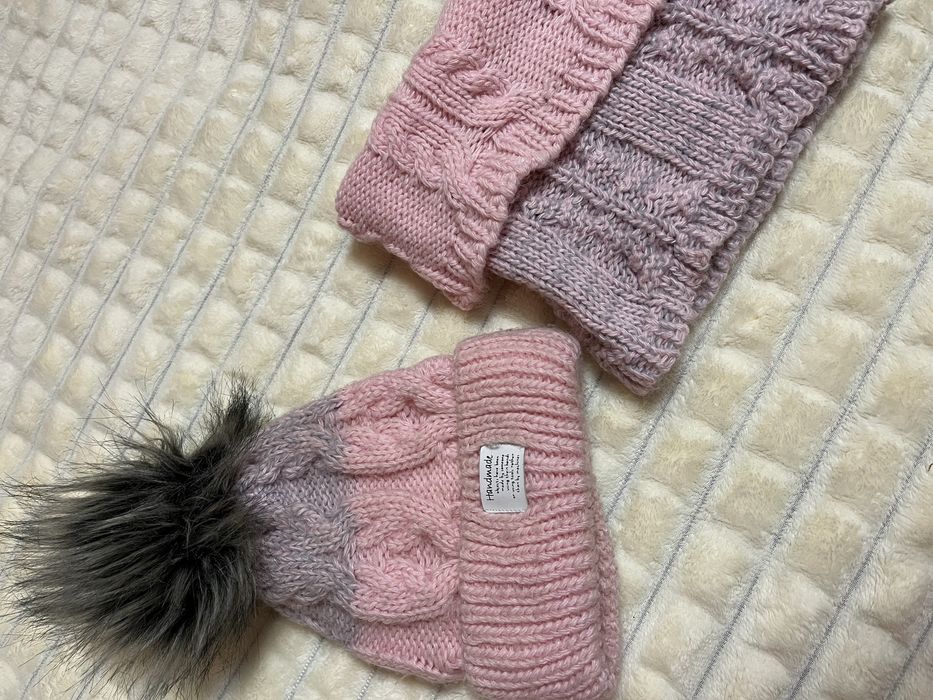 Зимняя шапка и хомут