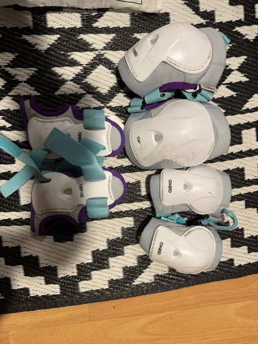 Oxelo ochraniacze na rolki/ deskę xs dziewczece 6-10 lat