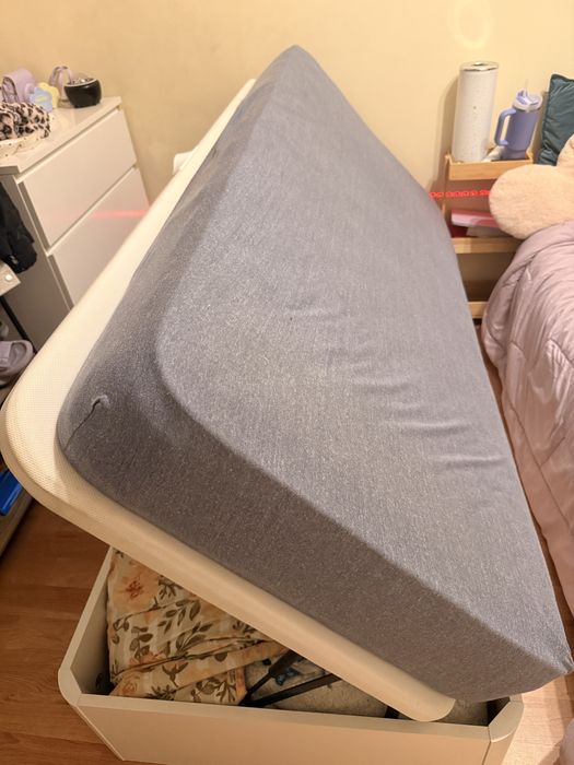 Cama Sommier solteiro com colchao