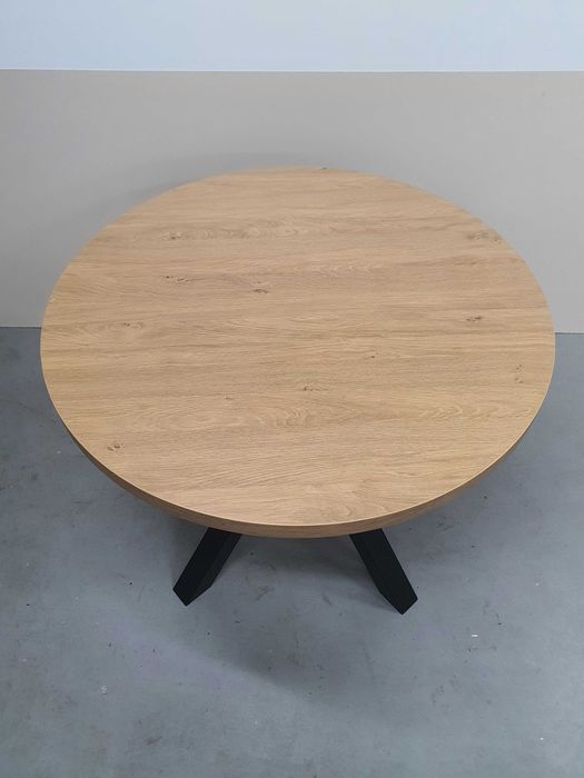 NOWY Stół okrągły 100, 90 cm dostępny od ręki nogi loft pająk