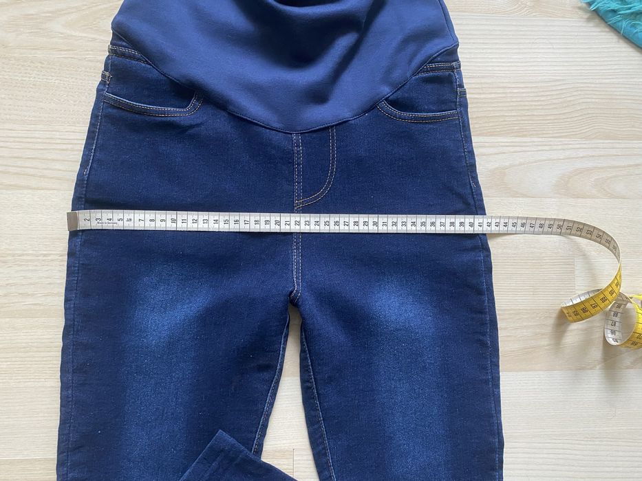 Spodnie ciążowe S jeansy stan idealny .