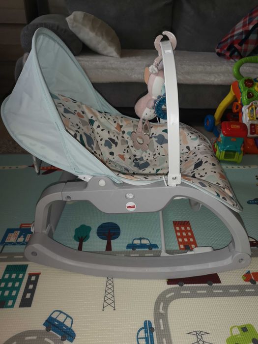 Leżaczek dla dziecka, niemowlaka, fisher price