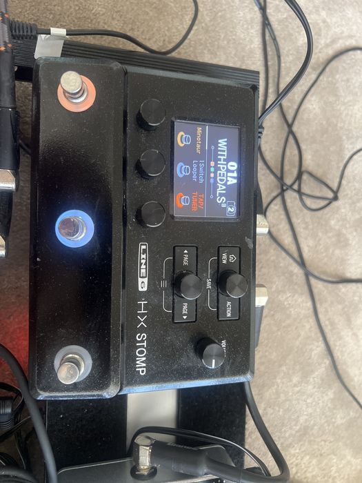 Pedalboard Completa Line 6 HX Stomp + Boss RC-500 + JHS Bonsai + Keeley