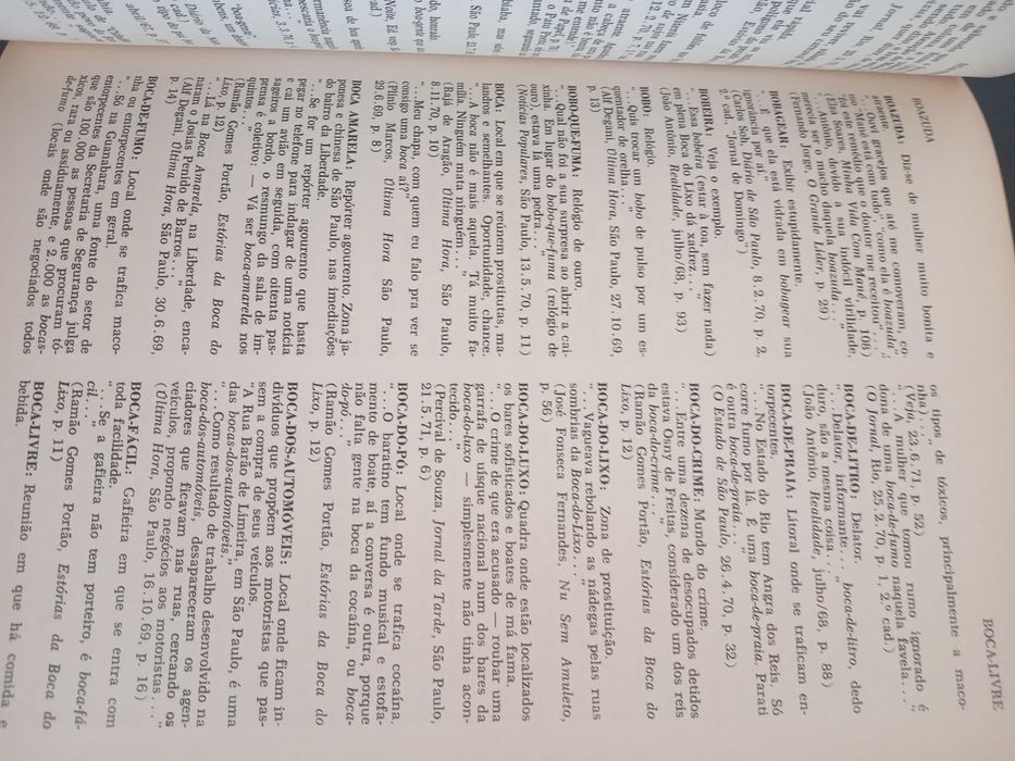Dicionário da Gíria Brasileira, 1973, Euclides CS - edições Bloch