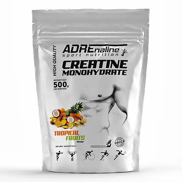 Креатин ADRENALINE CREATINE 500 грамм strawberry, моногидрат