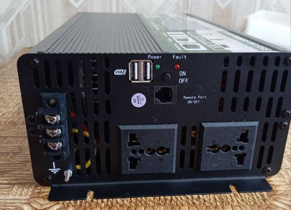 3000/1500W ЧИСТЫЙ СИНУС БОЛЬШОЙ ТЯЖЕЛЫЙ Инвертор 12/220v