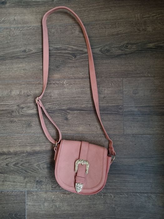 Brzoskwiniowa mini torebka River Island