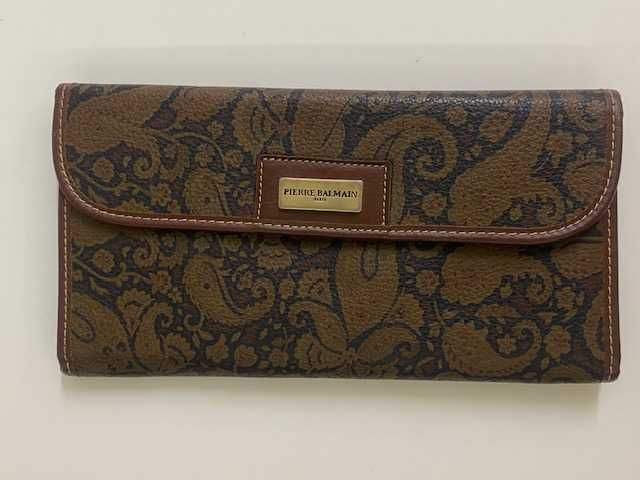 Carteira documentos e cartões Pierre Balmain (marca de luxo) - Nova