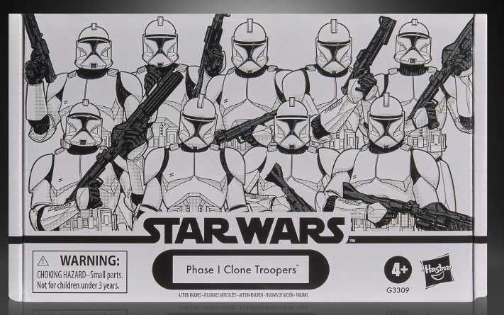 STAR WARS The Vintage Collection Phase I Clone Troopers (novo-selado)