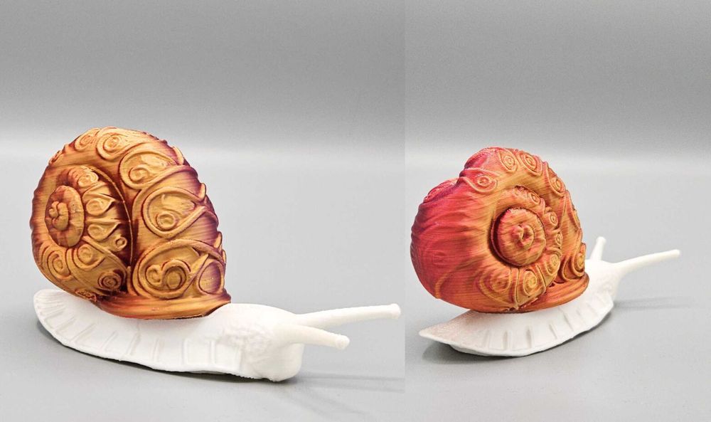 Filament 3D PLA 1kg 1.75mm Czerwono-Złoto-Fioletowy kompatybilny z AMS