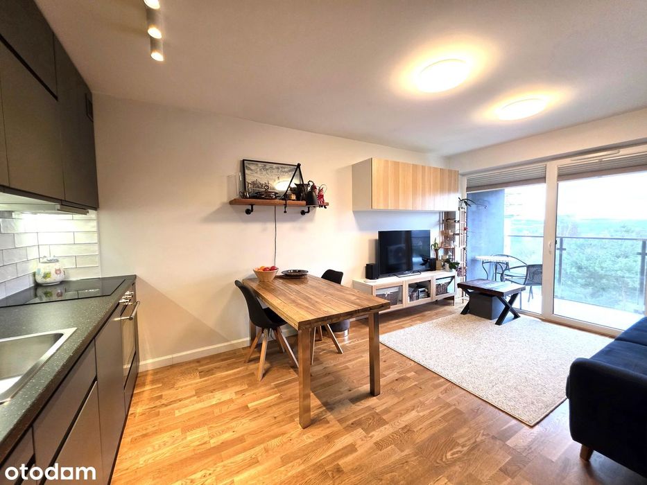 Najpiękniejsze, nowe, wykończone 2 pokojowe z miejscem postojowym