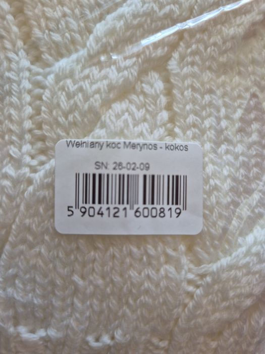 Kocyk 100%  merino Lullalove