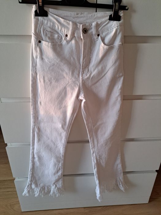 Calças brancas xs de mulher
