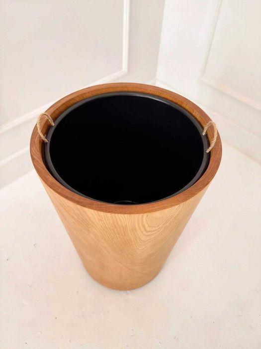 Ekskluzywna monolityczna donica z jednego pnia brzozy 45,9 cm - wood4mood