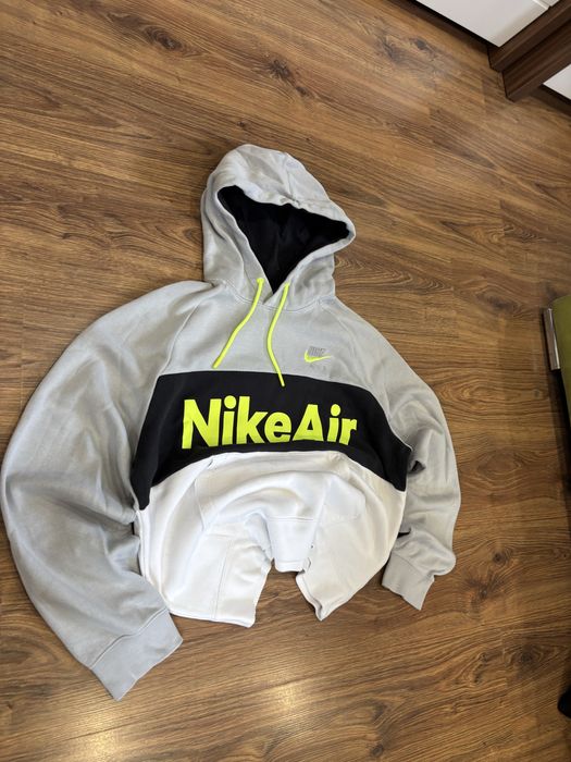 Szara bluza Nike z kapturem, meska, M, super stan