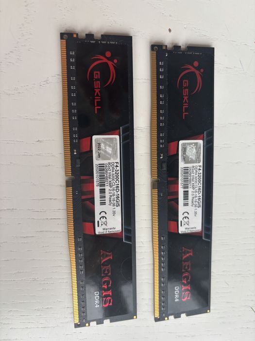 G skill aegis DDR4 2 шт оперативная память 8G