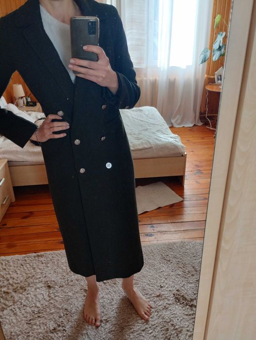 Płaszcz khaki dwurzędowy #Primark