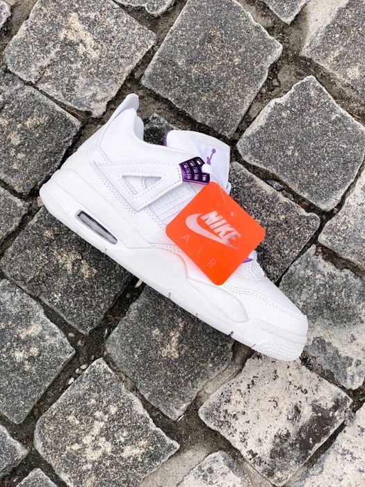 Sneakersy buty Nike Air Jordan 4 purple metal