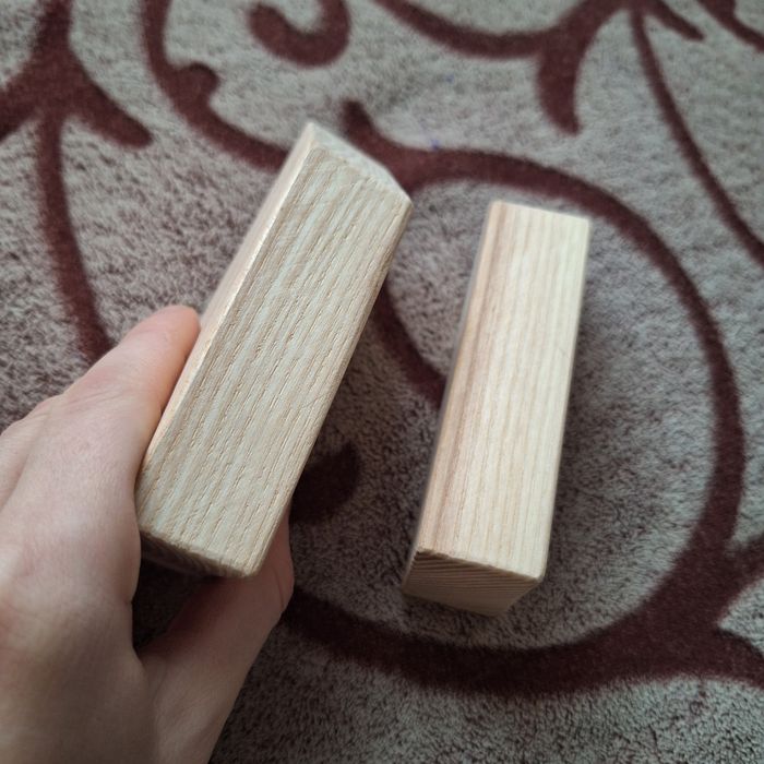 Бруски заготовки домики деревянные ясень