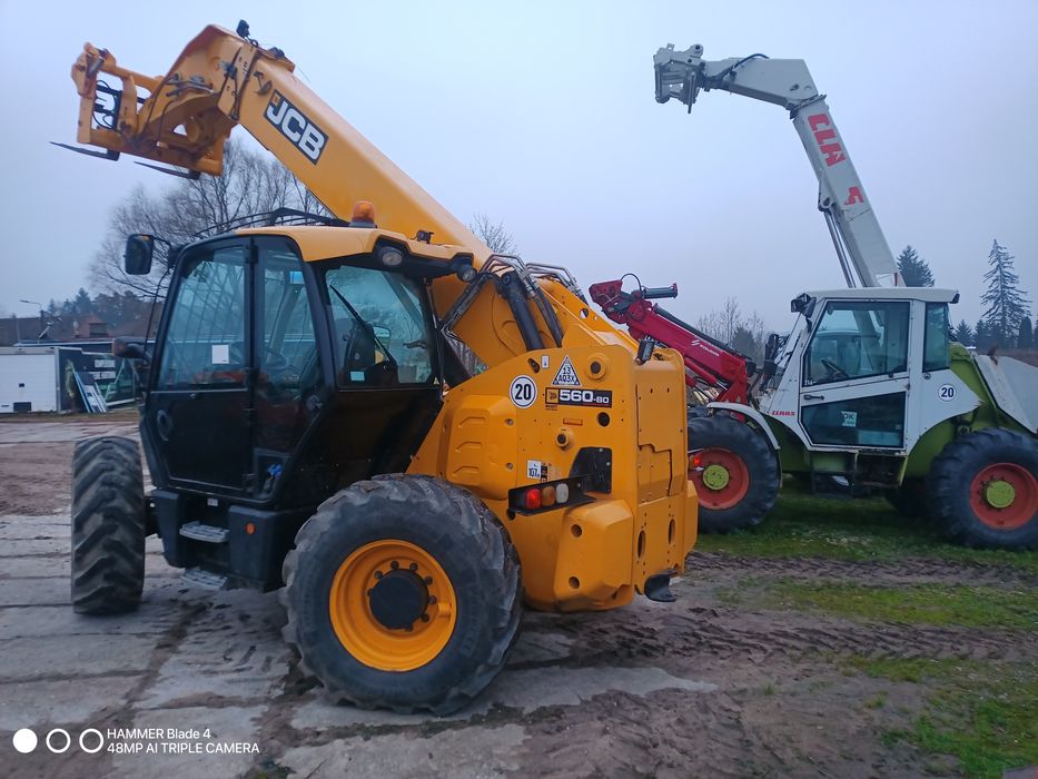 Ładowarka teleskopowa JCB 560/80  agri 2018r brutto FV