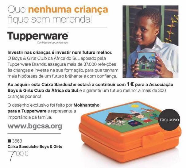 Caixa Sanduiche Boys & Girls Tupperware