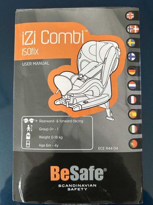 Cadeira Auto BeSafe iZi Combi X4 | ISOFIX Gr.0+/I (0-18kg)