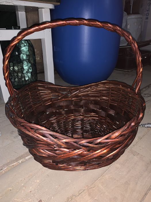 Корзинка плетеная декор