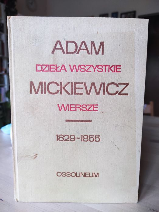 Adam Mickiewicz dzieła wszystkie Wiersze