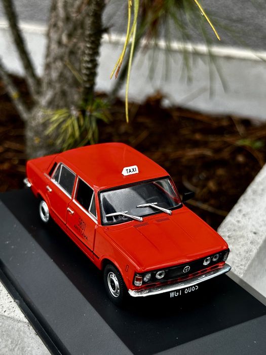 FSO Fiat 125P TAXI-auta PRL,legendy FSO,premium,autka,model