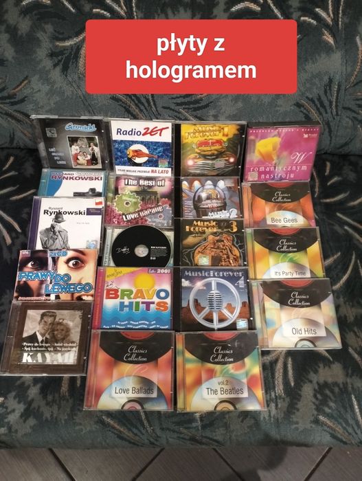 Płyty cd, kasety, gry i filmy – mega zestaw