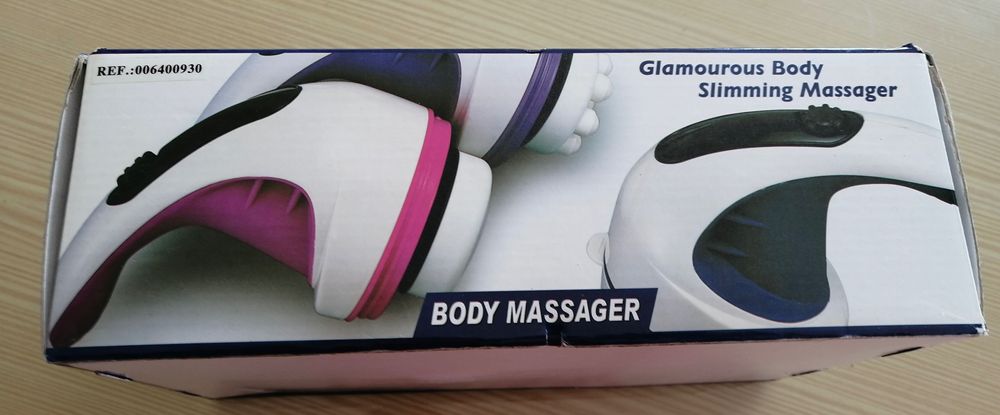 massajador corporal novo em caixa