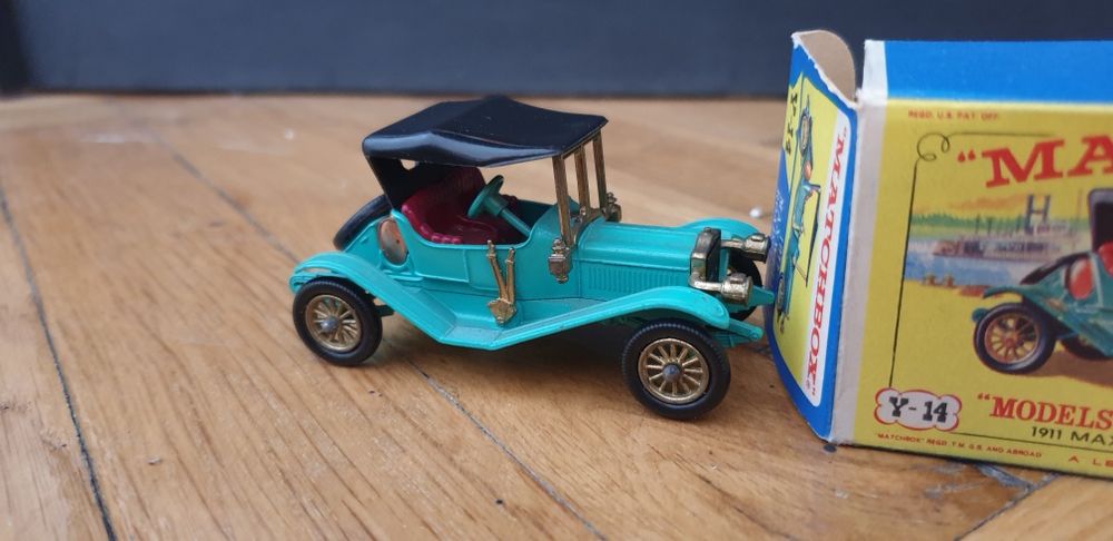 Lesney Matchbox 1911 Maxwell Roadster z pudełkiem 1:43