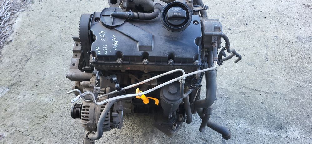 Silnik Słupek BKC BXE Touran A38P Leon 2  przebieg 194 Tys