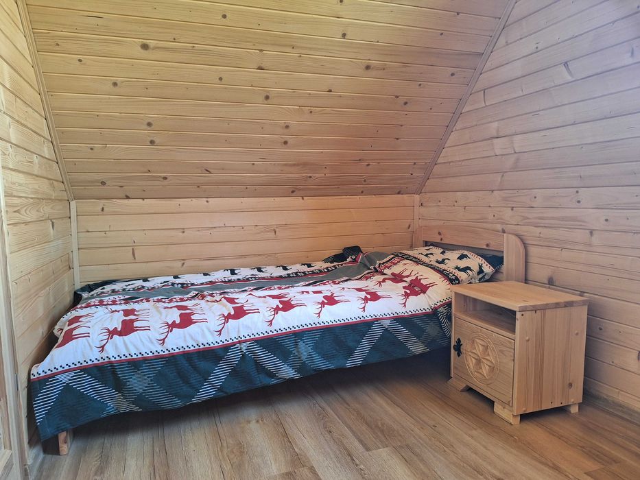 Domek w górach. Domek z bali.