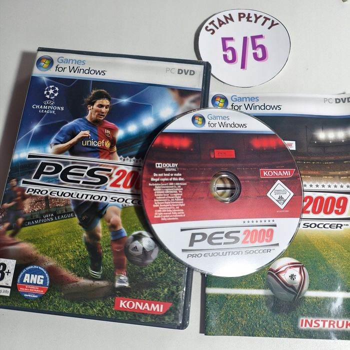gra pc - pro evolution soccer 2009 pes pc - super stan