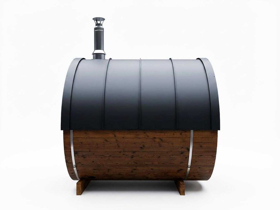 Sauna ogrodowa PREMIUM M1 – Termodrewno Dach pokryty Aluminium