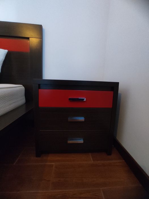 Mobília Quarto Casal Wengué