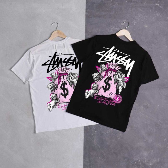 Футболка Stussy футболка стусси футболка stussy футболка с логотипом стусси футболка з логотипом stussy футболка на літо stussy