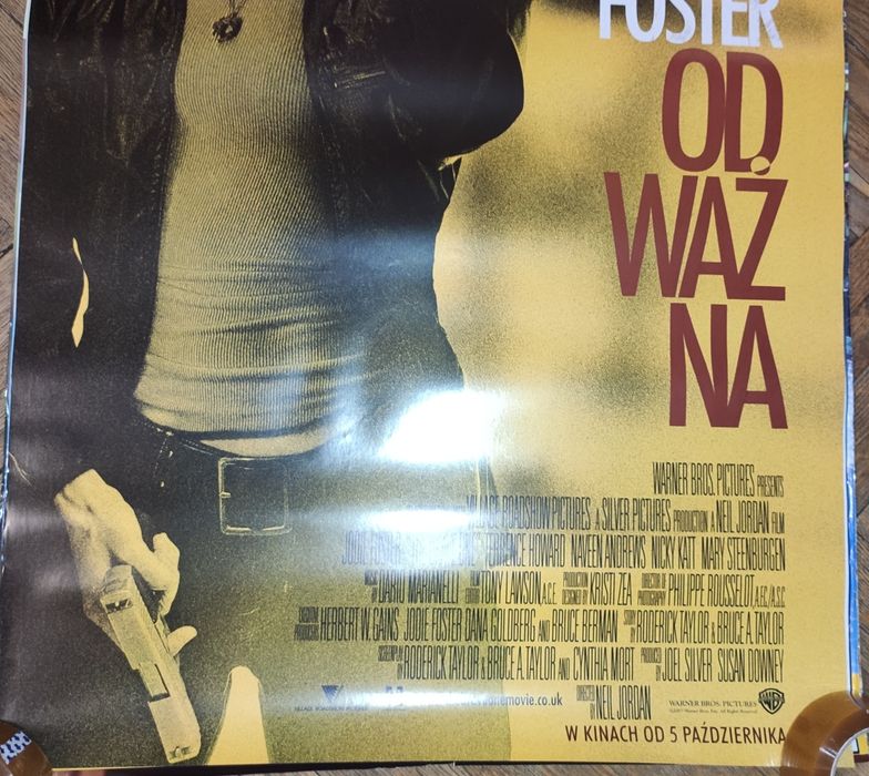 Odważna plakat filmowy oryginalny Jodie Foster