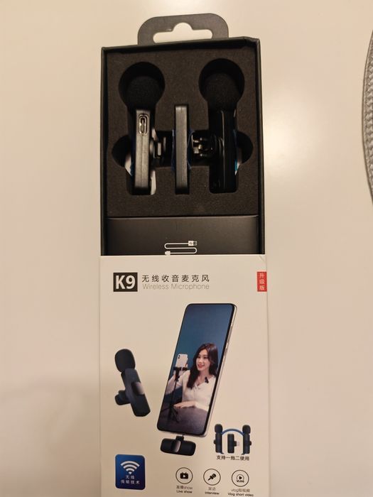 Mikrofon do telefonu K9 dwie szt