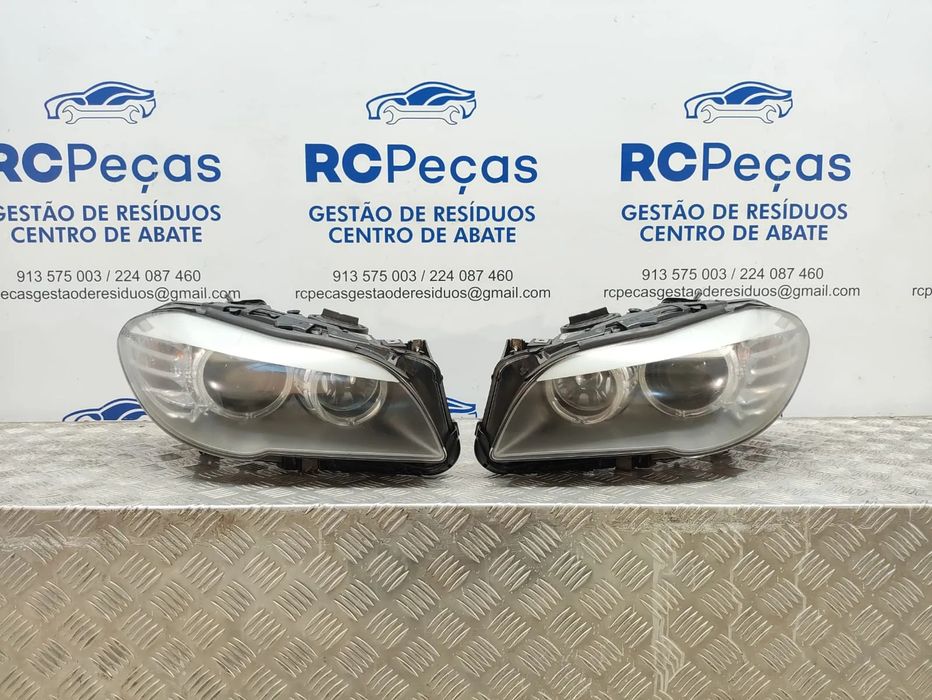 Conjunto Oticas Farois Frontal Frente Esquerda Halogenio Original BMW
