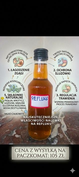 Eliksir na REFLUKS 200 MI (bez alkoholowy)
